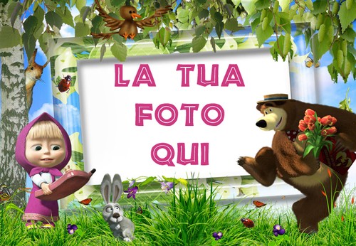 Cialda masha orso - masha, l'orso