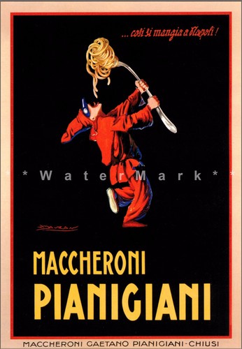 Pianigiani maccheroni 1922 - pianigiani,