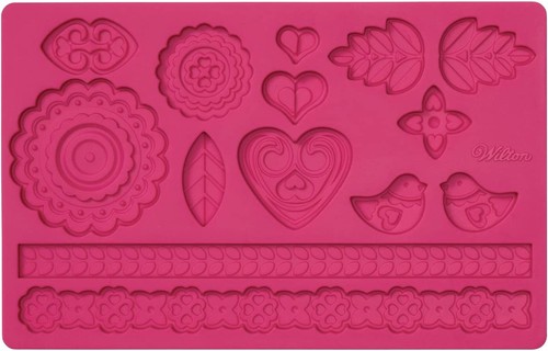 Wilton stampo silicone - in, folk