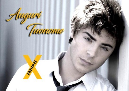 Cialda zac efron decorazione - zac,