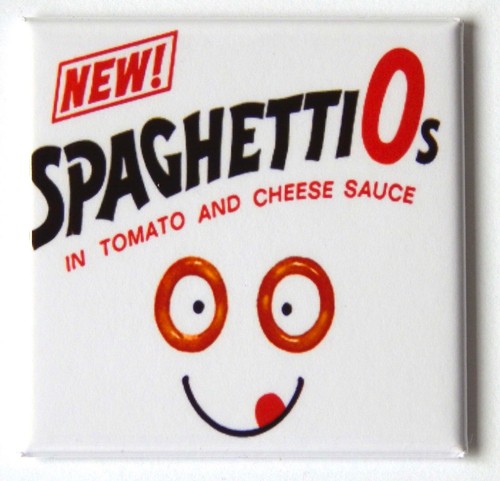 Insegna etichetta spaghetti