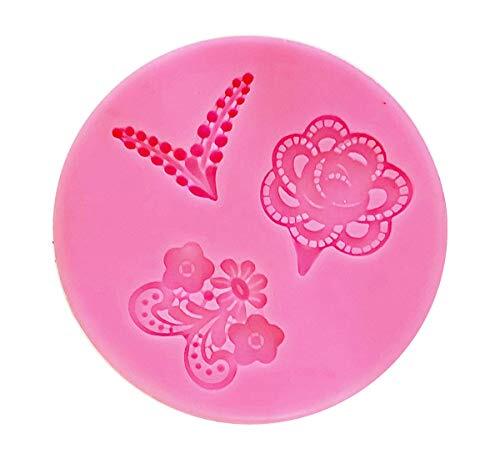 Stampo silicone fiore - silicone, lace